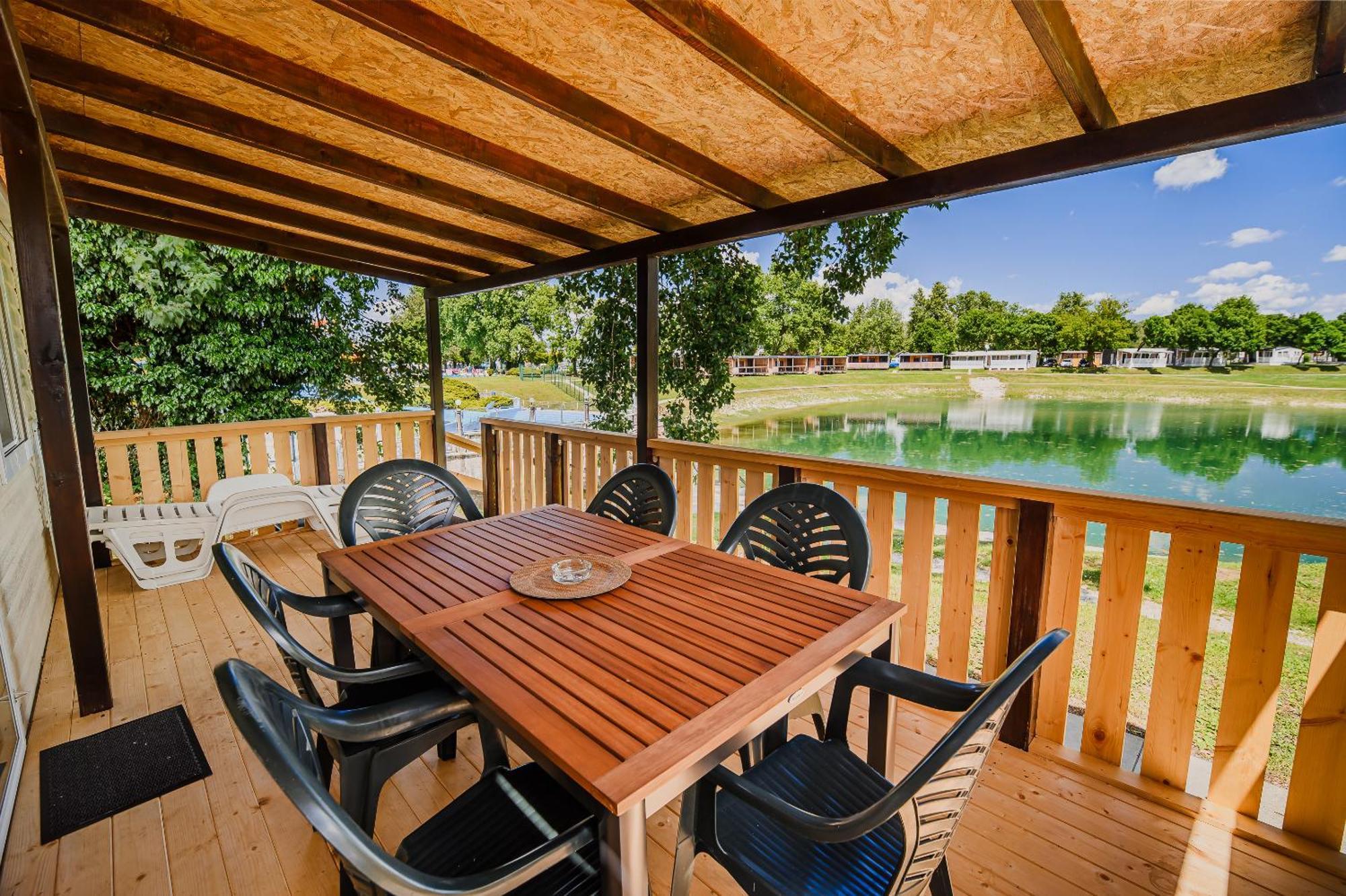 Lake View Mobile Homes With Thermal Riviera Tickets In Terme Catez Catez ob Savi Esterno foto