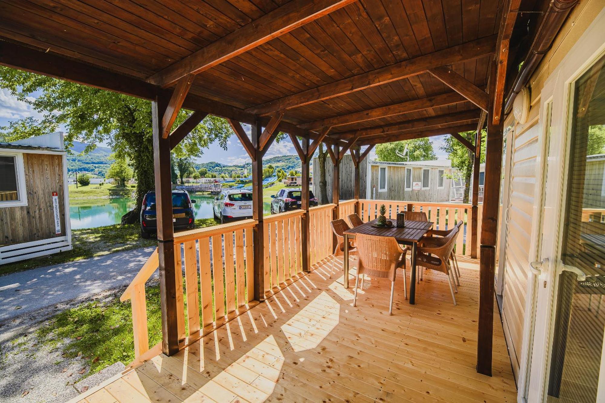 Lake View Mobile Homes With Thermal Riviera Tickets In Terme Catez Catez ob Savi Camera foto